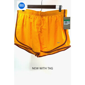 Nike Women's Tempo Athletic 3.5" Running Shorts Orange Size XL